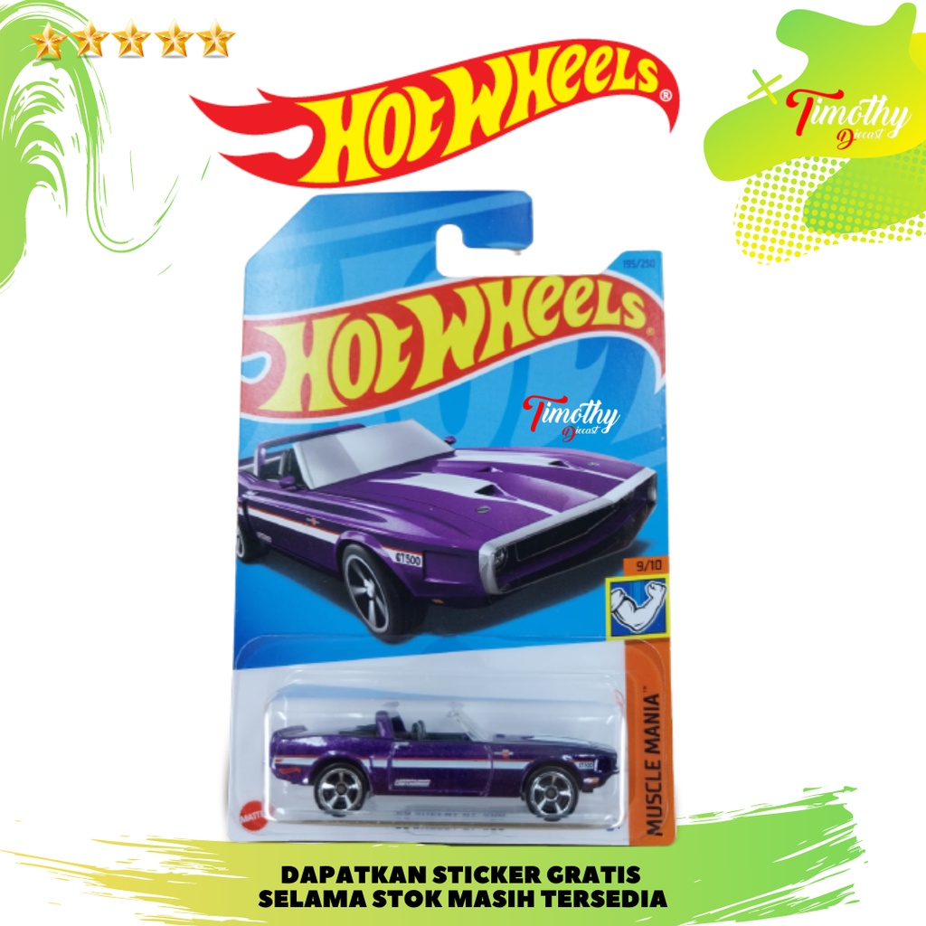 Jual Hot Wheels 69 Shelby GT500 Ungu Muscle Mania | Shopee Indonesia