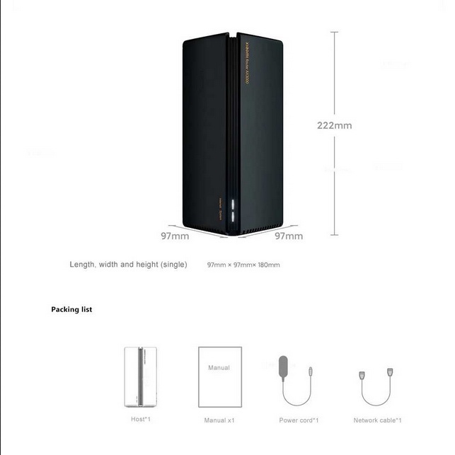 Jual Mi Xiaomi Mesh Router AX3000 & Redmi AX3000 WiFi 6 Mesh Router ...