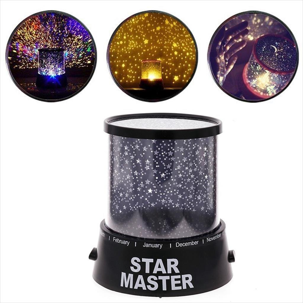 Jual Lampu Tidur Proyektor LED Star Master Bulan Bintang H28305 ...