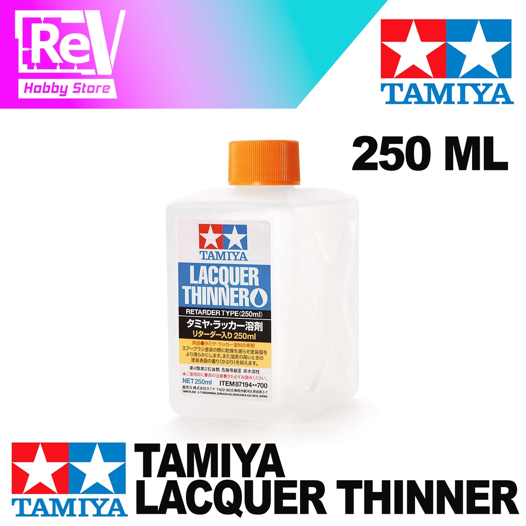 Jual TAMIYA LACQUER PAINT THINNER 250ML RETARDER THINNER GUNDAM MODEL