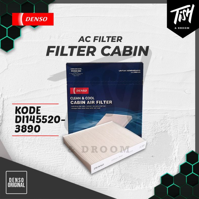 Jual Denso 3890 Filter AC March Almera Filter Cabin Ori | Shopee Indonesia