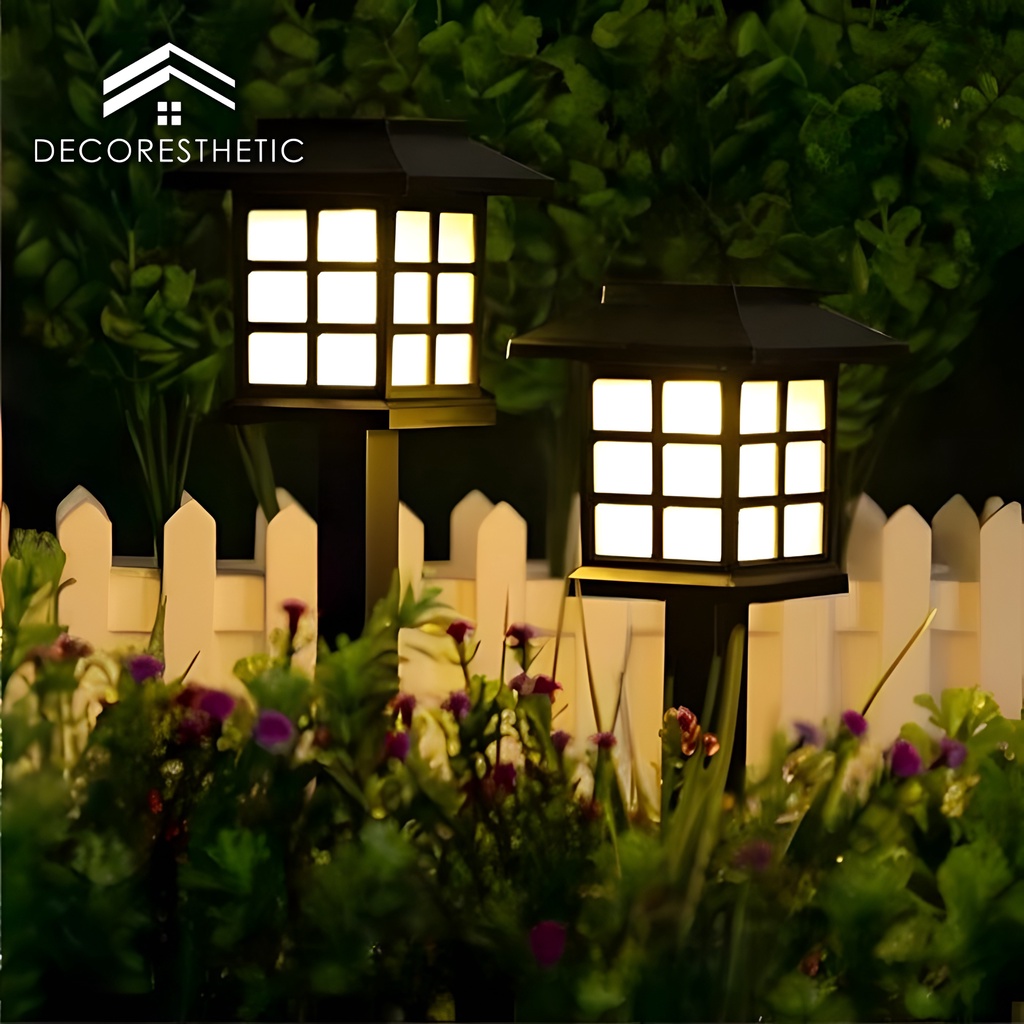 Jual Lampu Taman Outdoor Mini Garden Lamp Solar Panel Tenaga Surya