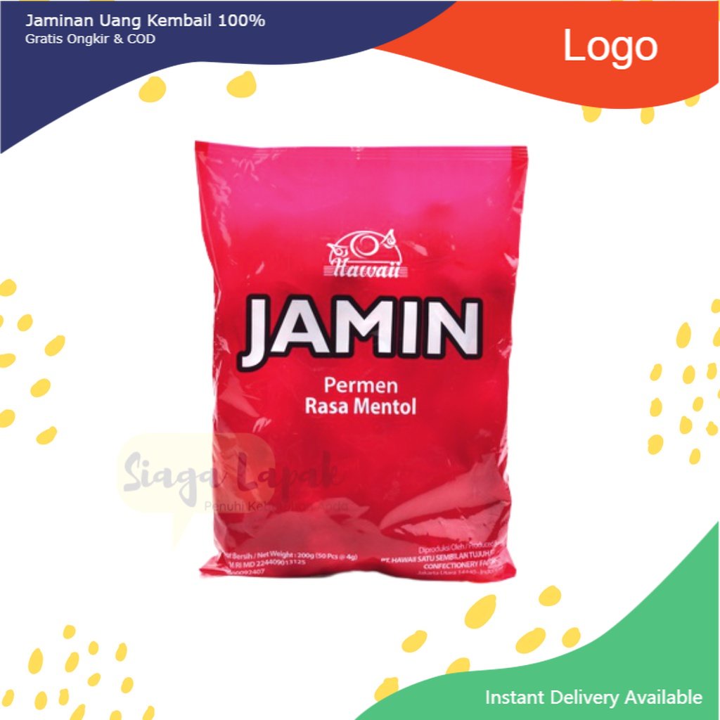 Jual Permen Jamin Obat Batuk Menthol Hack Cough Drop 200 gram (ikannus