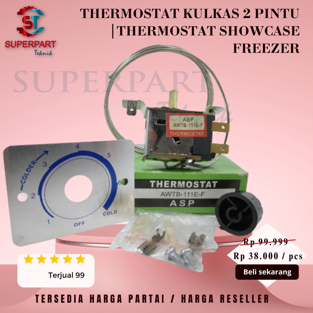 Jual THERMOSTAT KULKAS 2 PINTU |THERMOSTAT SHOWCASE / FREEZER TERMOSTAT ...