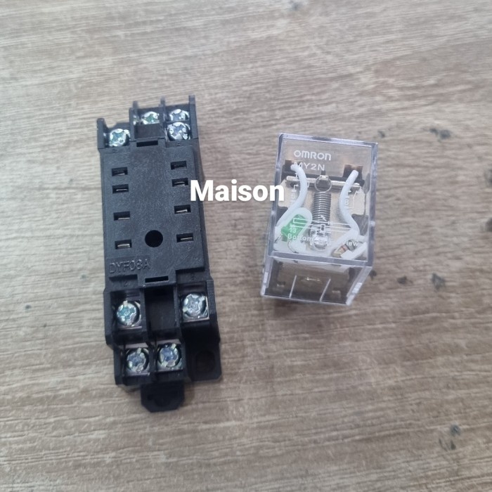 Jual OMRON Relay MY2N 12VDC + Socket relay omron my2n 12v dc relay