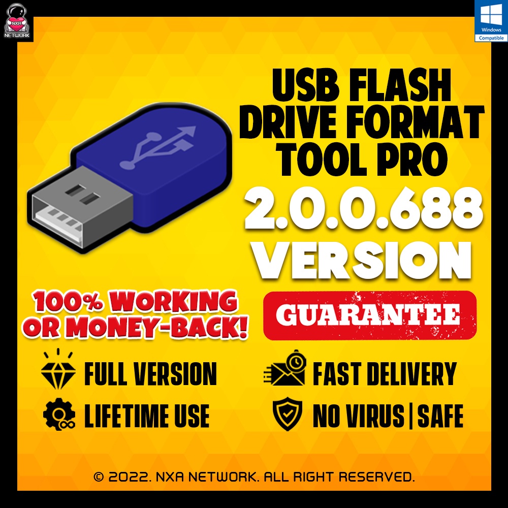 Jual USB Flash Drive Format Tool Pro 2.0.0.688 Guide Provided