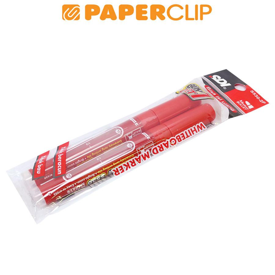 MARKER SDI WHITE BOARD S530-2P RED (2)