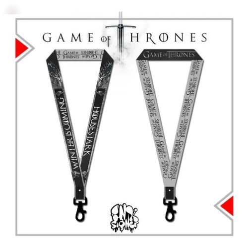 Jual Tali Lanyard GAME Of THRONES Aksesoris Custom Lanyard Gantungan