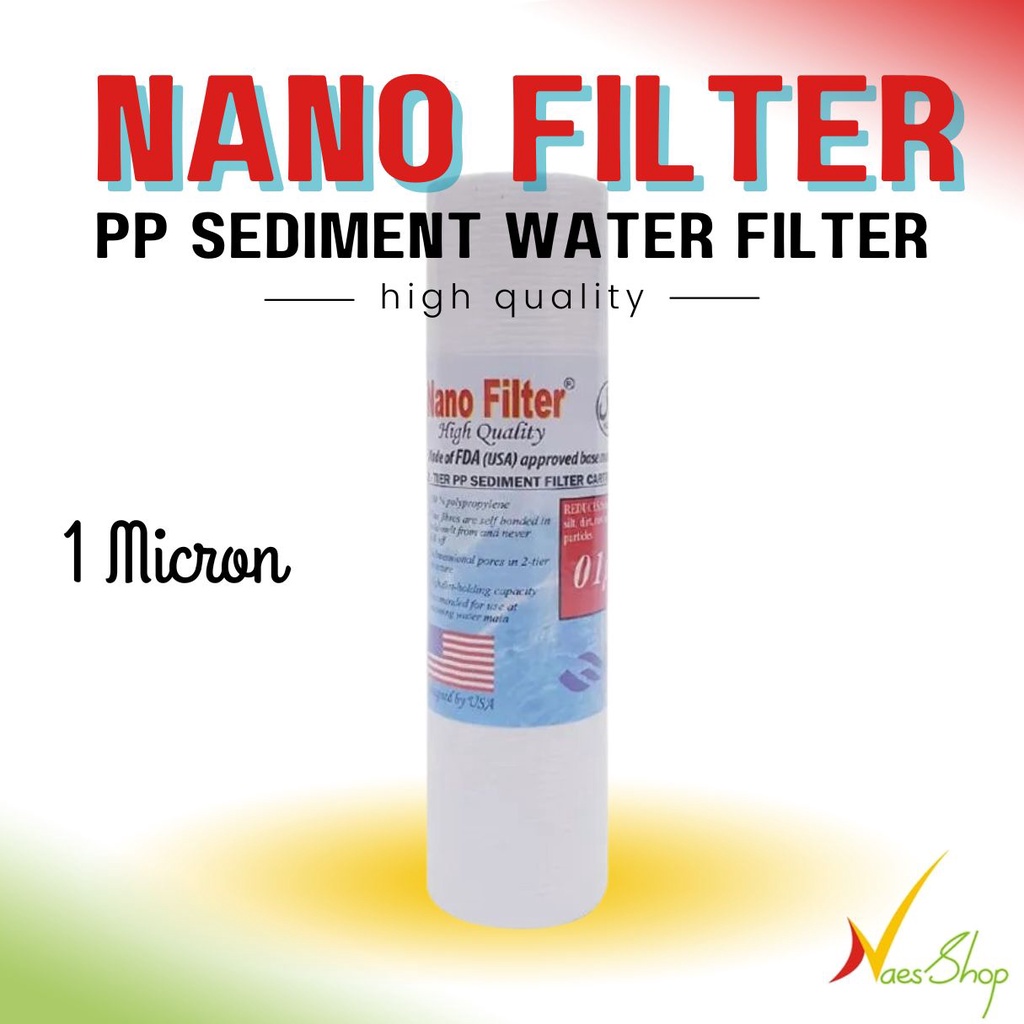 Jual Nano Filter Air Pp Sediment Water Filter Micron Inch