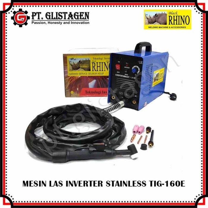 Jual Mesin Las Inverter Argon Stainless A Rhino Tig E Shopee