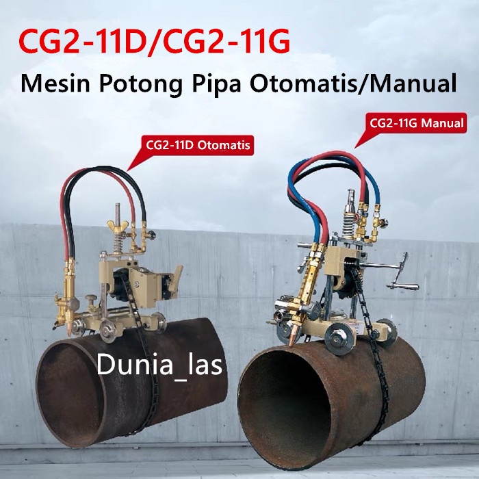 Jual Hand Pipe Gas Cutter Mesin Potong Pipa Otomatis CG2-11D Manual CG2 ...