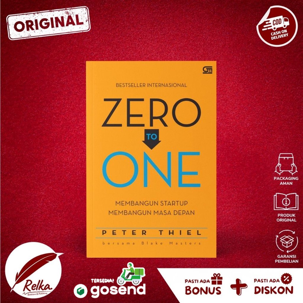 Jual Zero to One - Peter Thiel | Shopee Indonesia