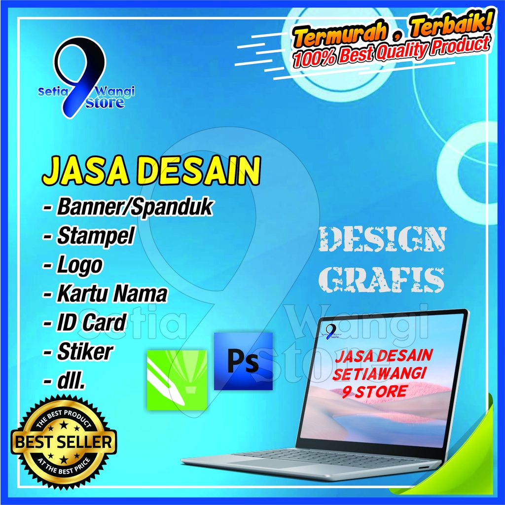 Jual Jual Jasa Desain Logo Spanduk Banner Kemasan Brosur Stampel 1