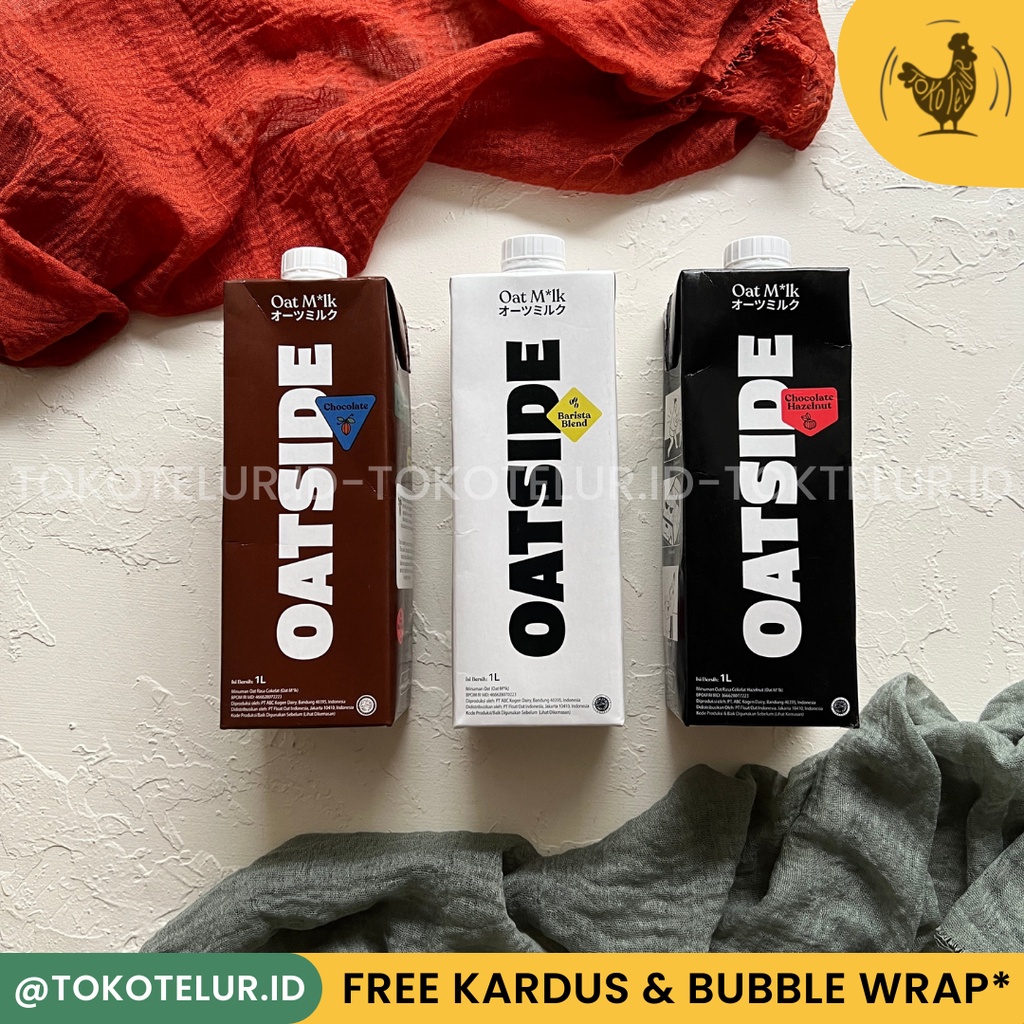 Jual Oatside Oat Milk 1l Susu Oat Gandum Barista Chocolate Hazelnut