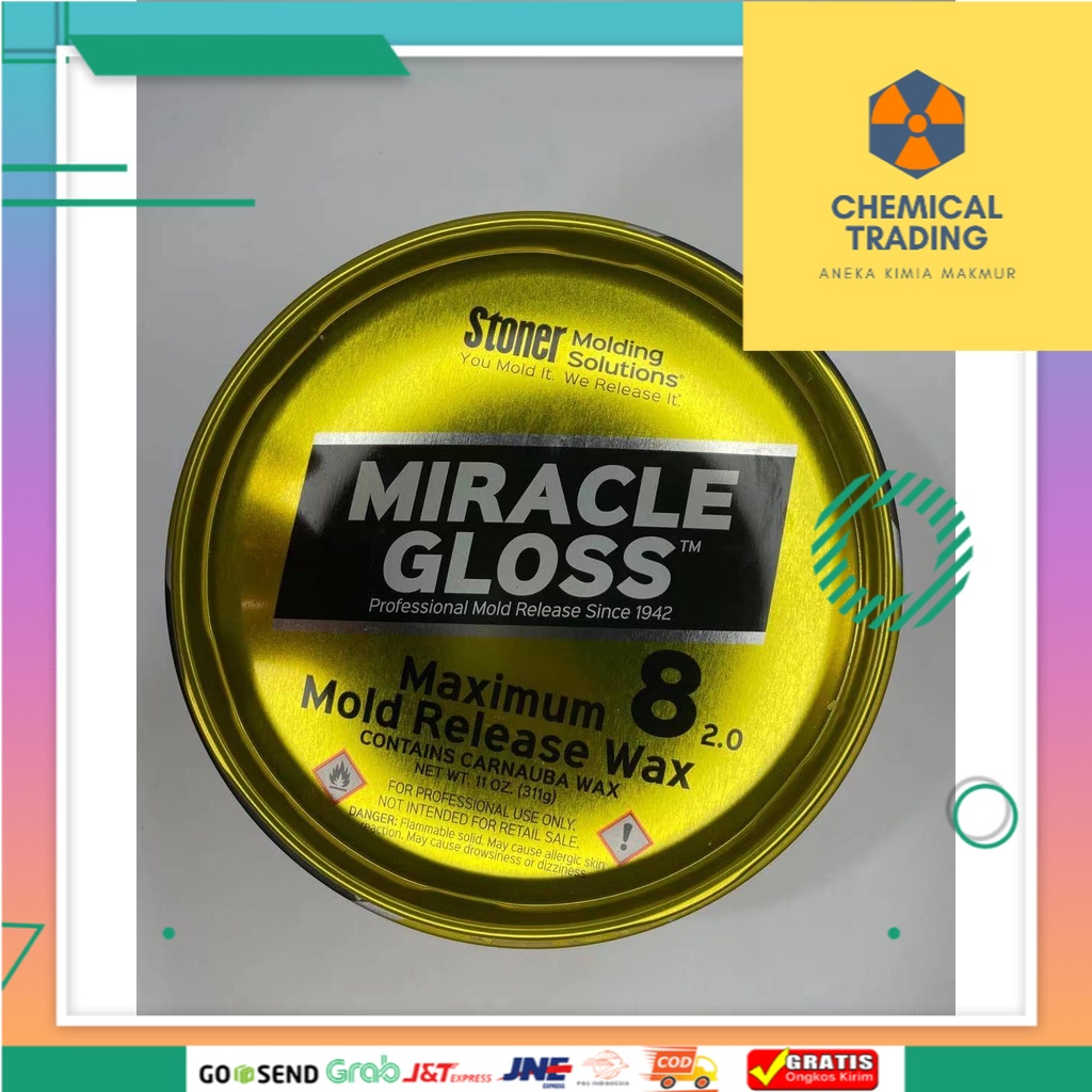 Jual Miracle Gloss Mirror Glaze Mold Release Wax Anti Lengket Shopee Indonesia