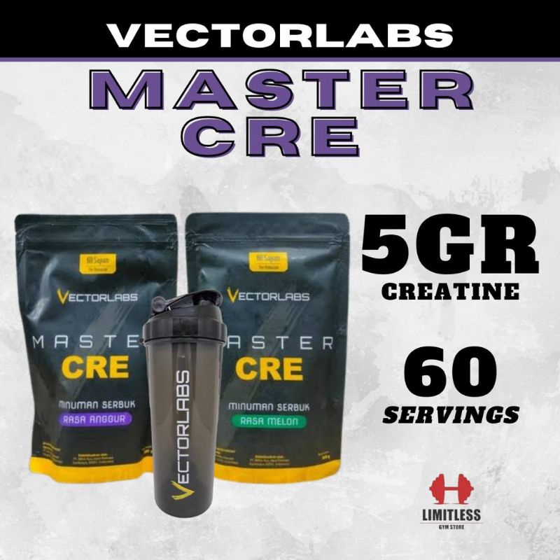 Jual Vectorlabs MASTER CRE 300 Gram Creatine Monohydrate - Suplemen ...
