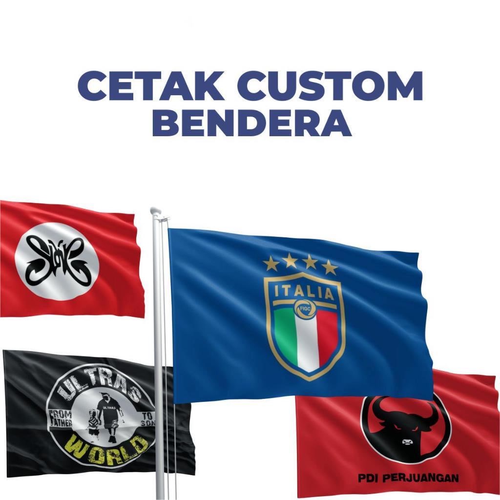 Jual Cetak Custom Bendera Kain Printing Custom | Shopee Indonesia