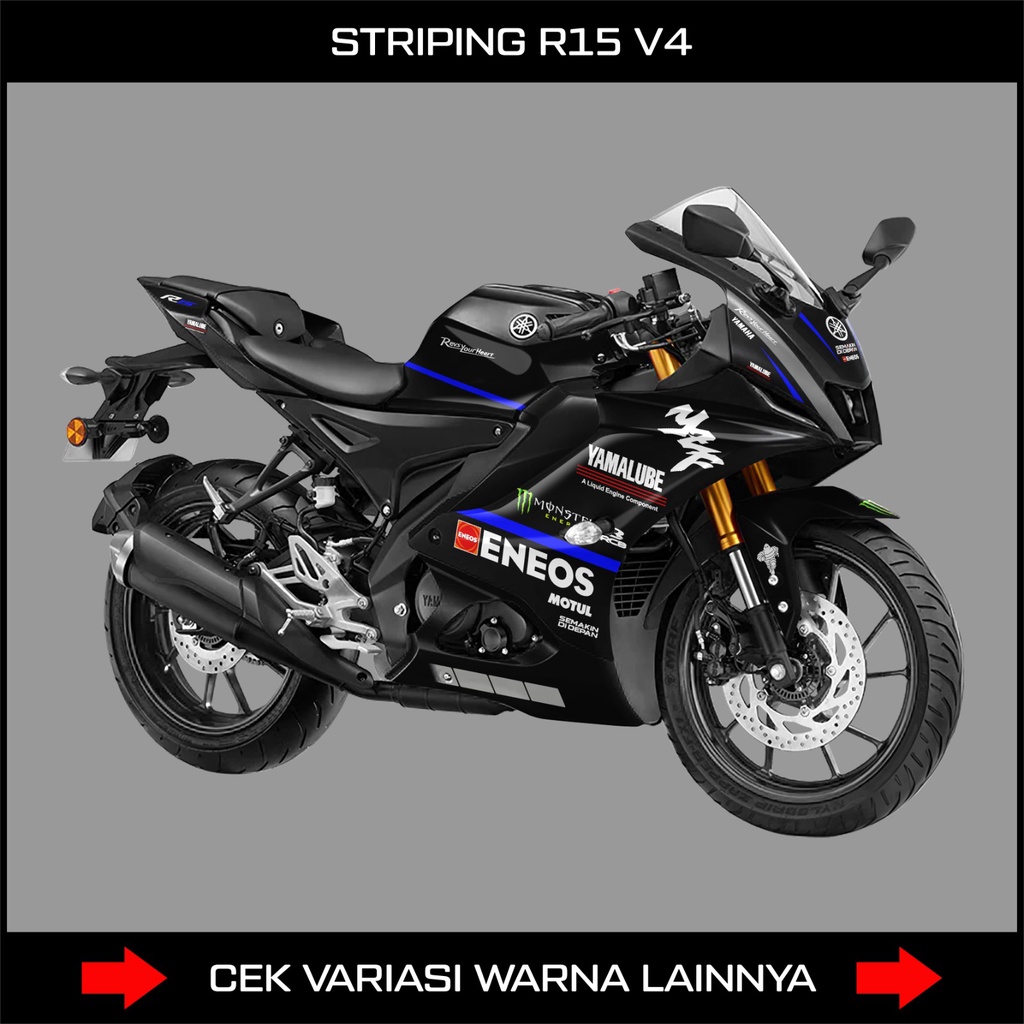 Jual STIKER STRIPING YAMAHA R15 V4 LIVERY YZF / DECAL MOTOR R15M GRAFIS ...