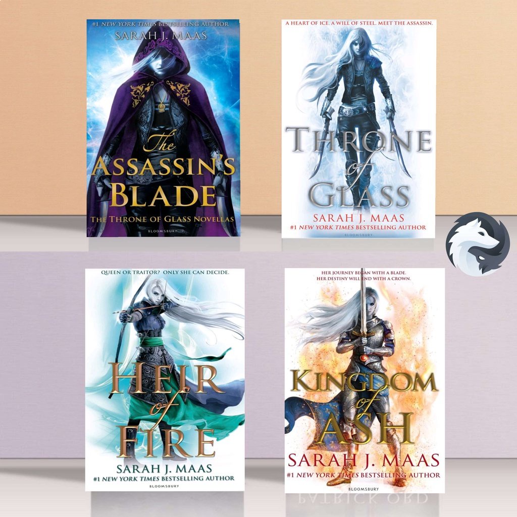 Jual Throne Of Glass Books Series Sarah Jmaas Assasins Blade Throne Glass Crown Midnight 2172