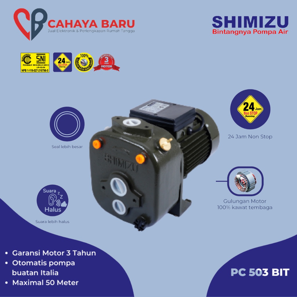 Jual SHIMIZU PC 503 BIT POMPA AIR | Shopee Indonesia
