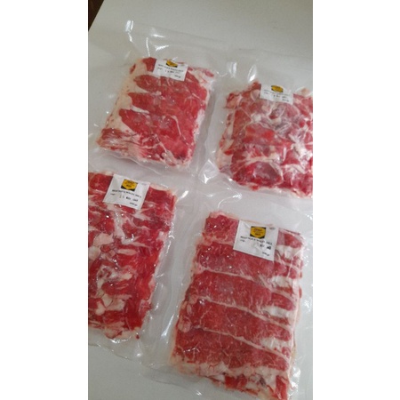 Jual Daging Sapi Daging Slice Beef Slice Mix Wagyu 50CL Wagyu Trimming ...
