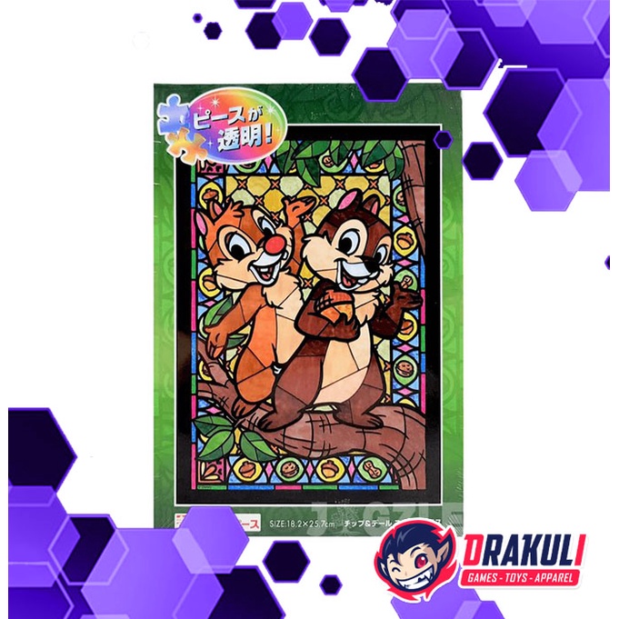 Jual Jigsaw Puzzle Tenyo Disney Chip And Dale Stained Glass Dsg 266 749 266 Pieces Shopee