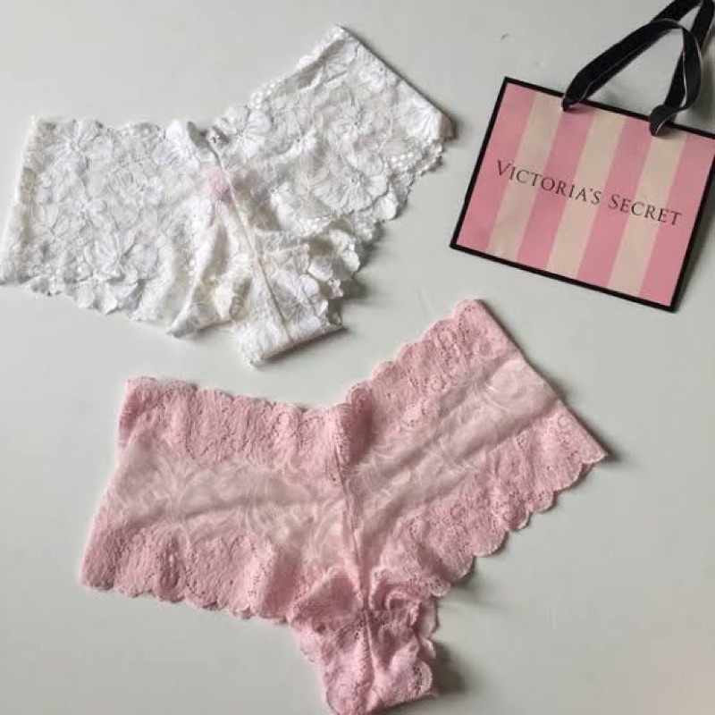 Jual 3 VS LACIE BOY SHORT Lace Shortie Boyshort Panty Highwaisted