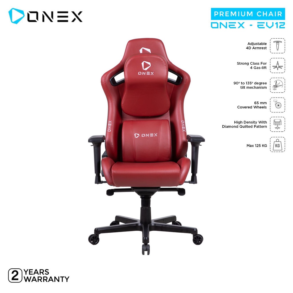 Jual ONEX EV12 EVOLUTION KURSI GAMING CHAIR - LIMITED RED | Shopee ...
