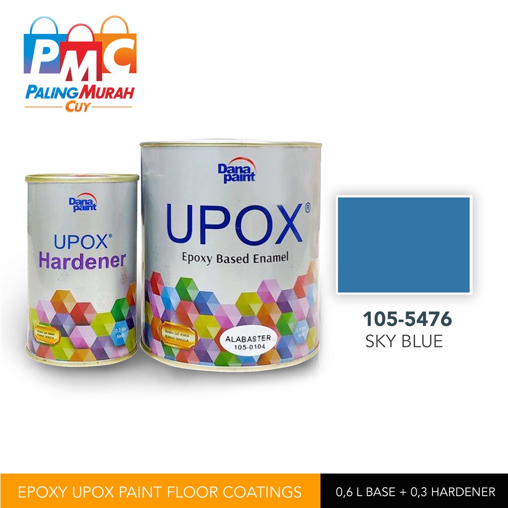 Jual Cat Lantai Epoxy UPOX Dana Paint Floor Coatings - 5476 Sky Blue ...