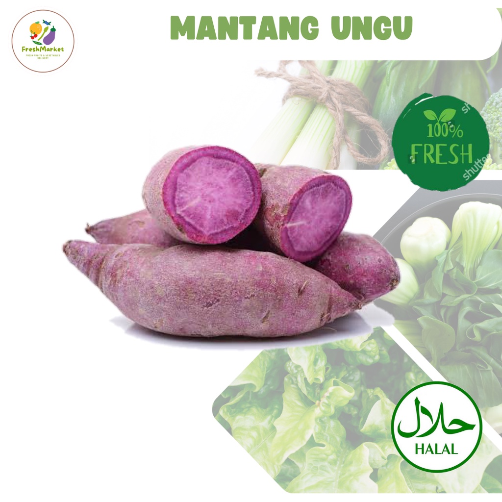 Jual Mantang Ungu Ubi 1 Kg Freshmarketlampung | Shopee Indonesia