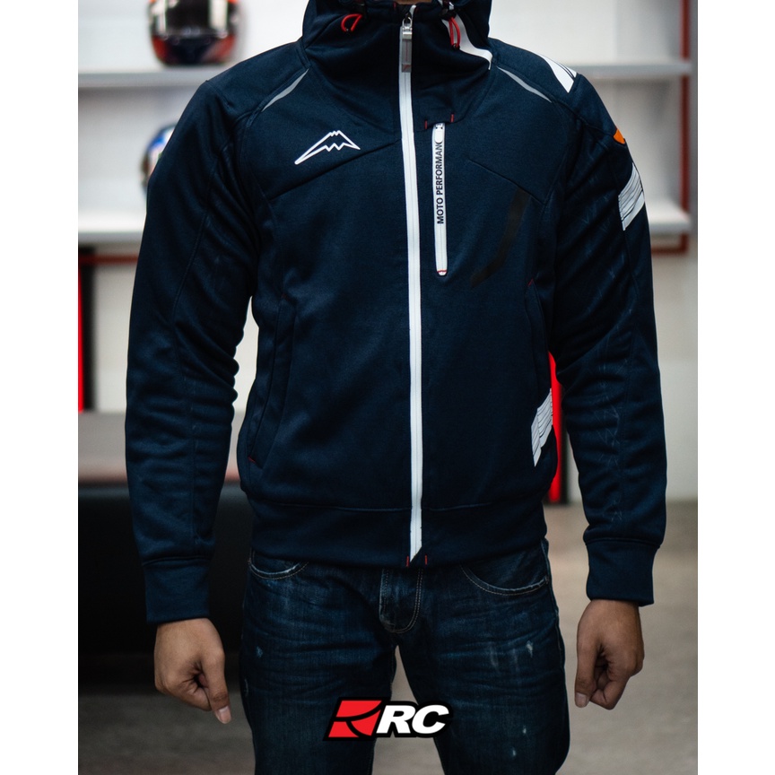 美品 KUSHITANI K-2404 VECTOR JACKET L NAVY K-2404Y ヨシムラベクトルジャケット バイク用品のクシタニ