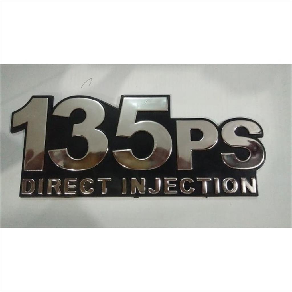 Jual Emblem Logo Sticker Tempelan Tulisan Direct Injection 135PS 135 PS ...