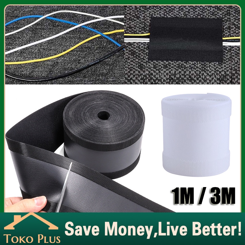 Jual 3M Cable Grip Strip Floor Cable Cover / Protect Cords Cable