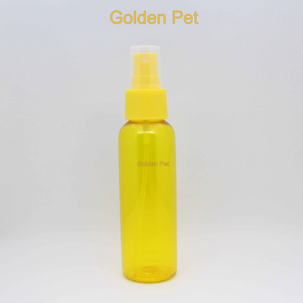Jual Botol 100 ml Kuning Spray Boston Round / Pet 100 ml / Botol Spray ...