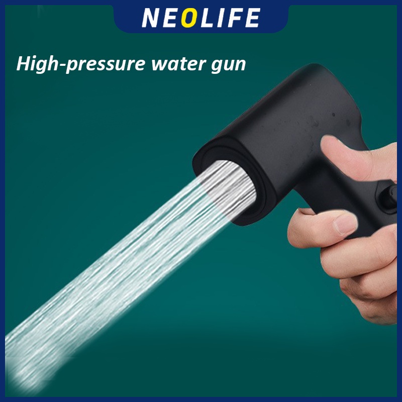 Jual Neolife Toilet Shower Jet Washer Black Abs High Pressure Women S Washer Set Shopee Indonesia