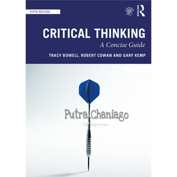 critical thinking a concise guide 5th edition pdf