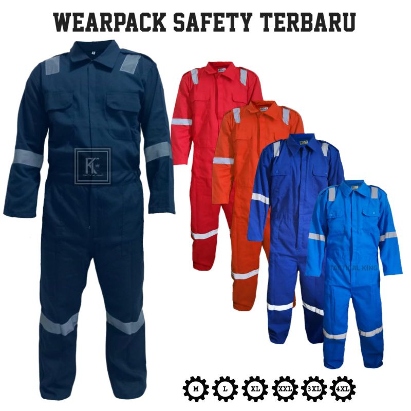 Jual Wearpack Coverall Safety Terbaru Baju Terusan Seragam Kerja Proyek Skotlite Shopee