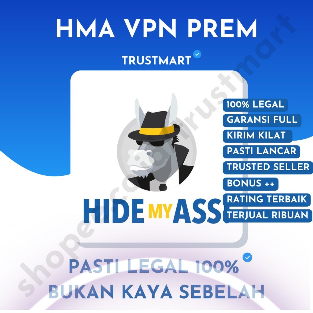 Jual HMA VPN PREMIUM 1 BULAN LEGAL BERGARANSI PREMIUM BANYAK BONUS