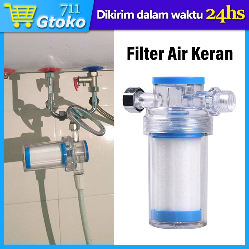 Jual Filter Saringan Air Keran Kamar Mandi Dapur Filter Air Keran Penjernih Air Inch