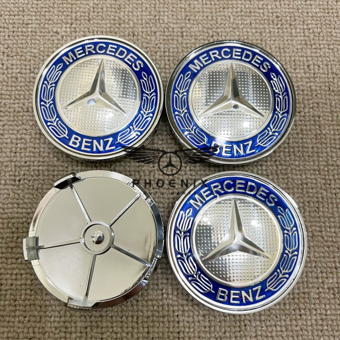 Jual DOP VELG RODA EMBLEM MERCEDES BENZ 68MM TUTUP RODA MERCY 6.8CM ORI ...