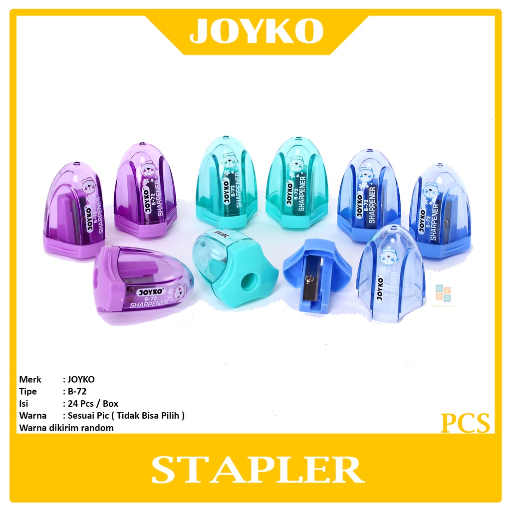 Jual JOYKO - Sharpener Rautan Pensil B-72 - Pcs | Shopee Indonesia