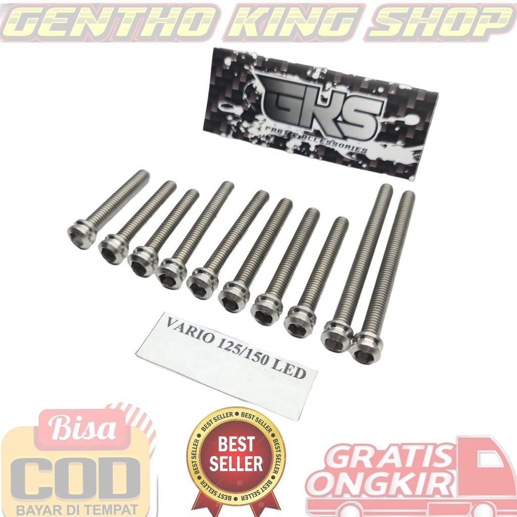 Jual Baut Cvt Honda Vario Set Stainless Custom Probolt Shopee Indonesia