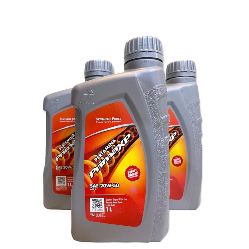 Jual OLI PERTAMINA PRIMA XP API SAE 20W-50 1000ML/1LITER PALING MURAH ...