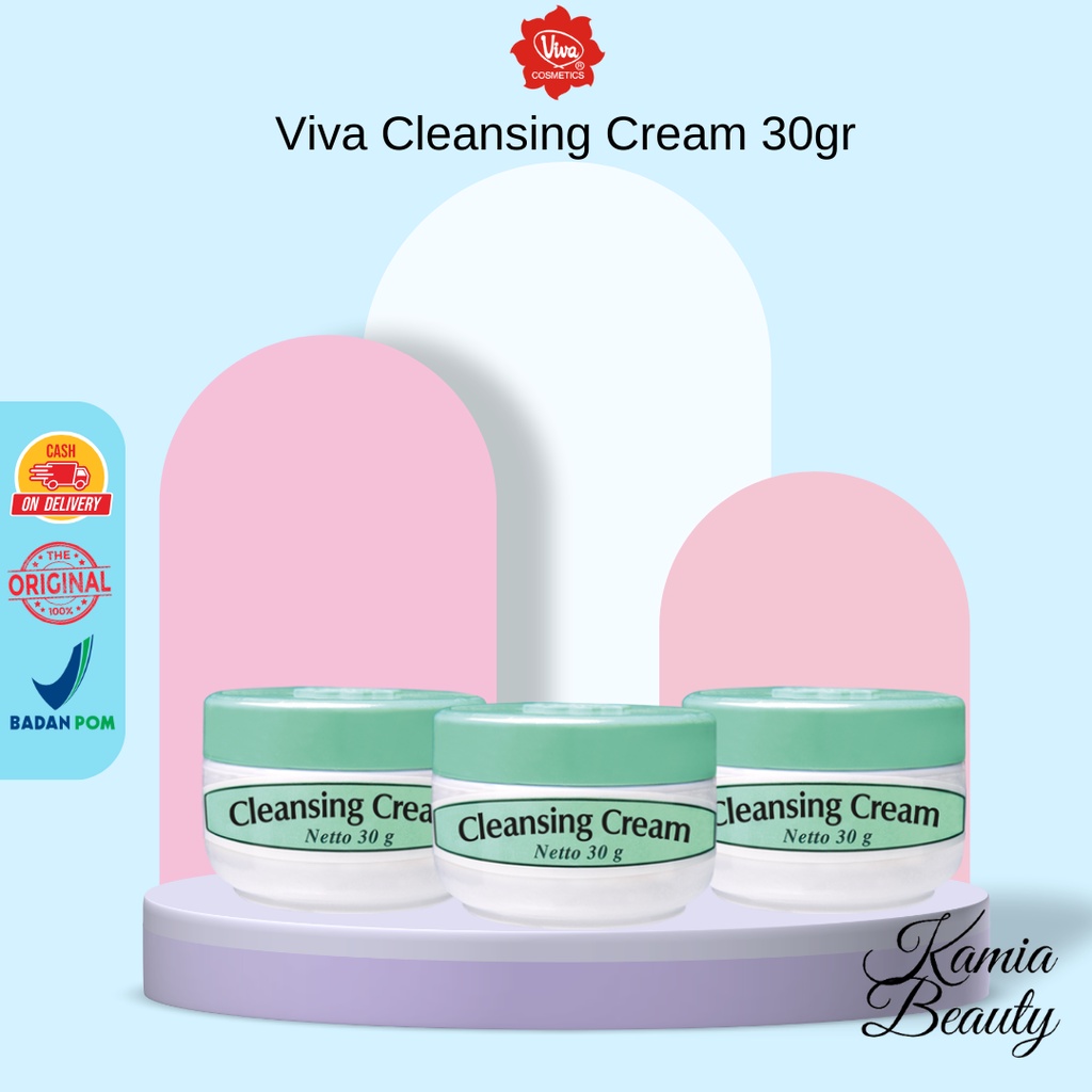 Jual Kamia Viva Cleansing Cream 30gr | Shopee Indonesia