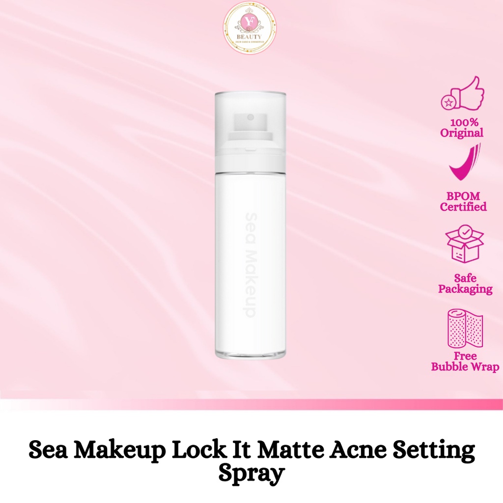 Jual YF BEAUTY Sea Makeup Lock It Matte Acne Setting Spray Membantu ...