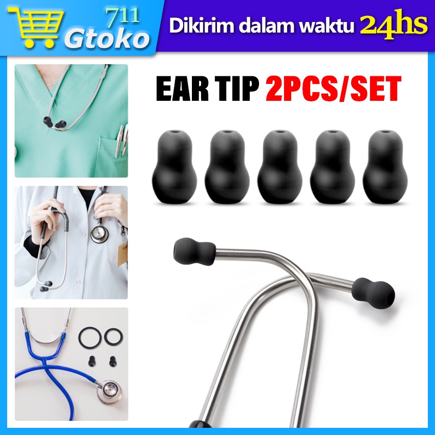 Jual Ear Tip Ear Plug Littmann Eartip Karet Telinga Stetoskop Reusable