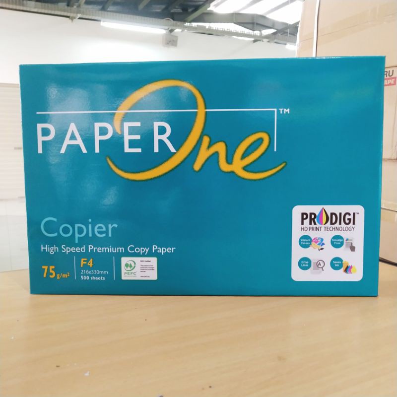 Jual Kertas Hvs Paper One F4 75gr Putih Shopee Indonesia