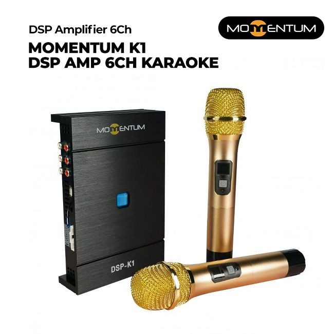 Jual Karaoke Mobil DSP Processor Momentum K1 K1 DSP 6CH (2 Pcs Mic