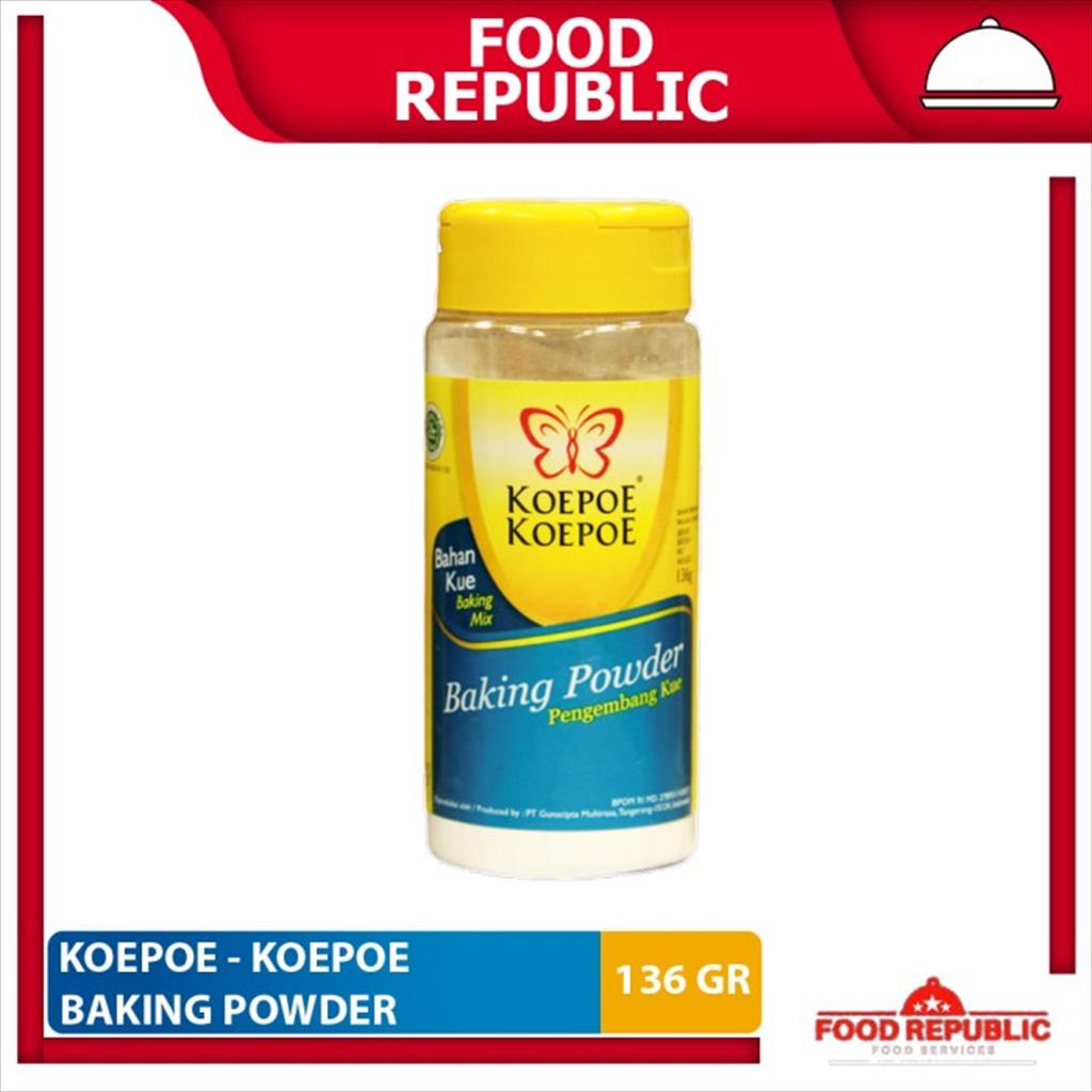Jual Koepoe Koepoe Baking Powder 136 Gr Pengembang Kue Bahan Bubuk