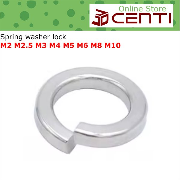 5x M5 Yellow Zinc Spring Washers – N0122252, N0122253, German, Vintage